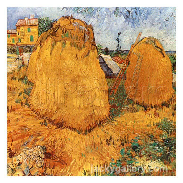 Meules De Foin En Provence, Van Gogh painting